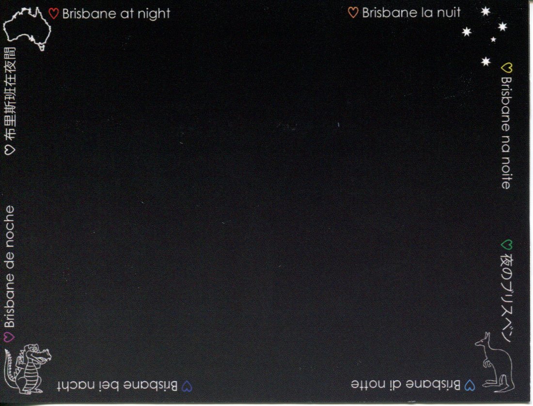 Brisbane at Night (black card)